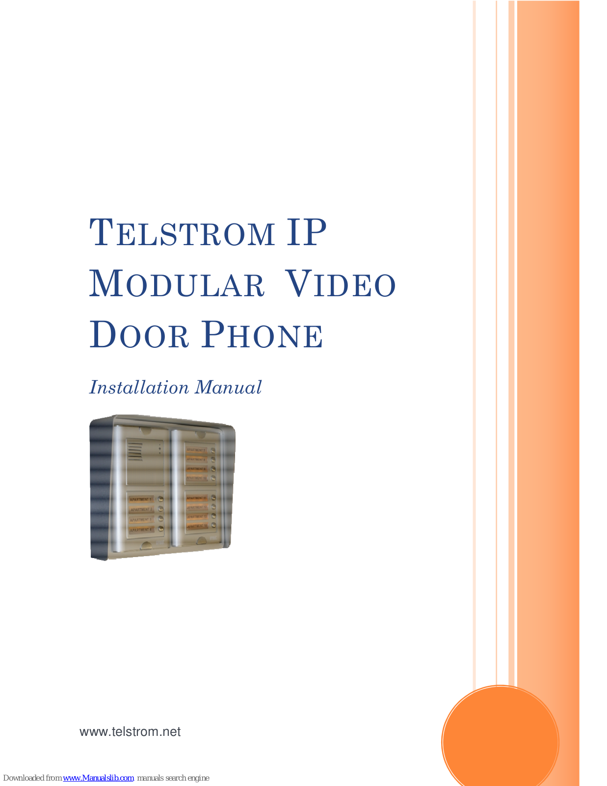 Telstrom IP Modular, MIPC, MIP1B, MIP2B, M-EXTA Installation Manual