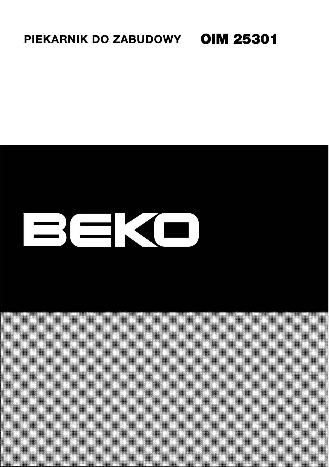 Beko OIM 25301 User Manual