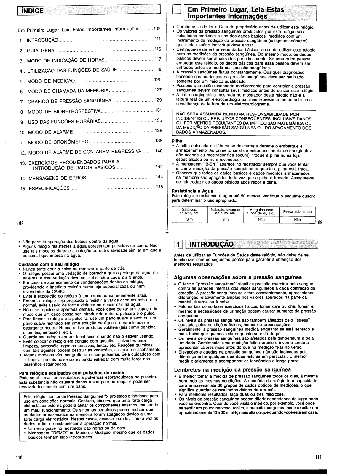 Casio QW-900 User Manual