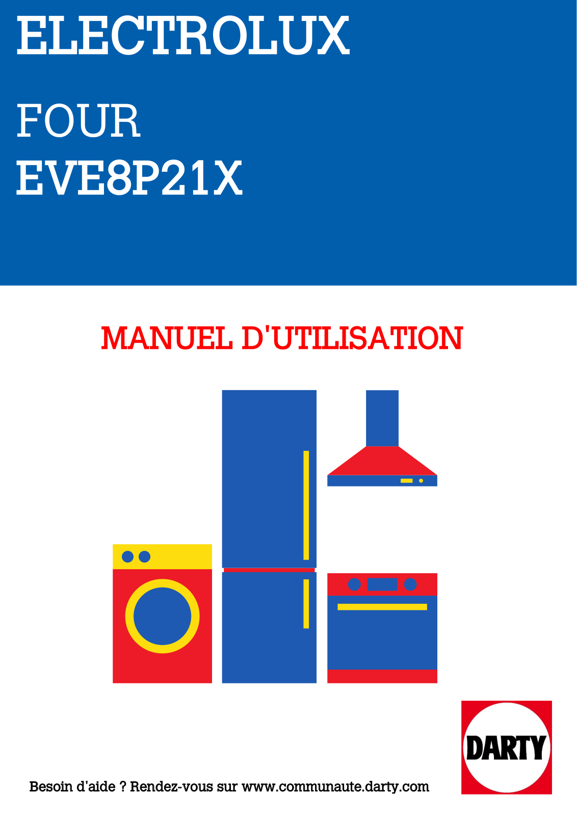 Electrolux EVE8P21X User Manual