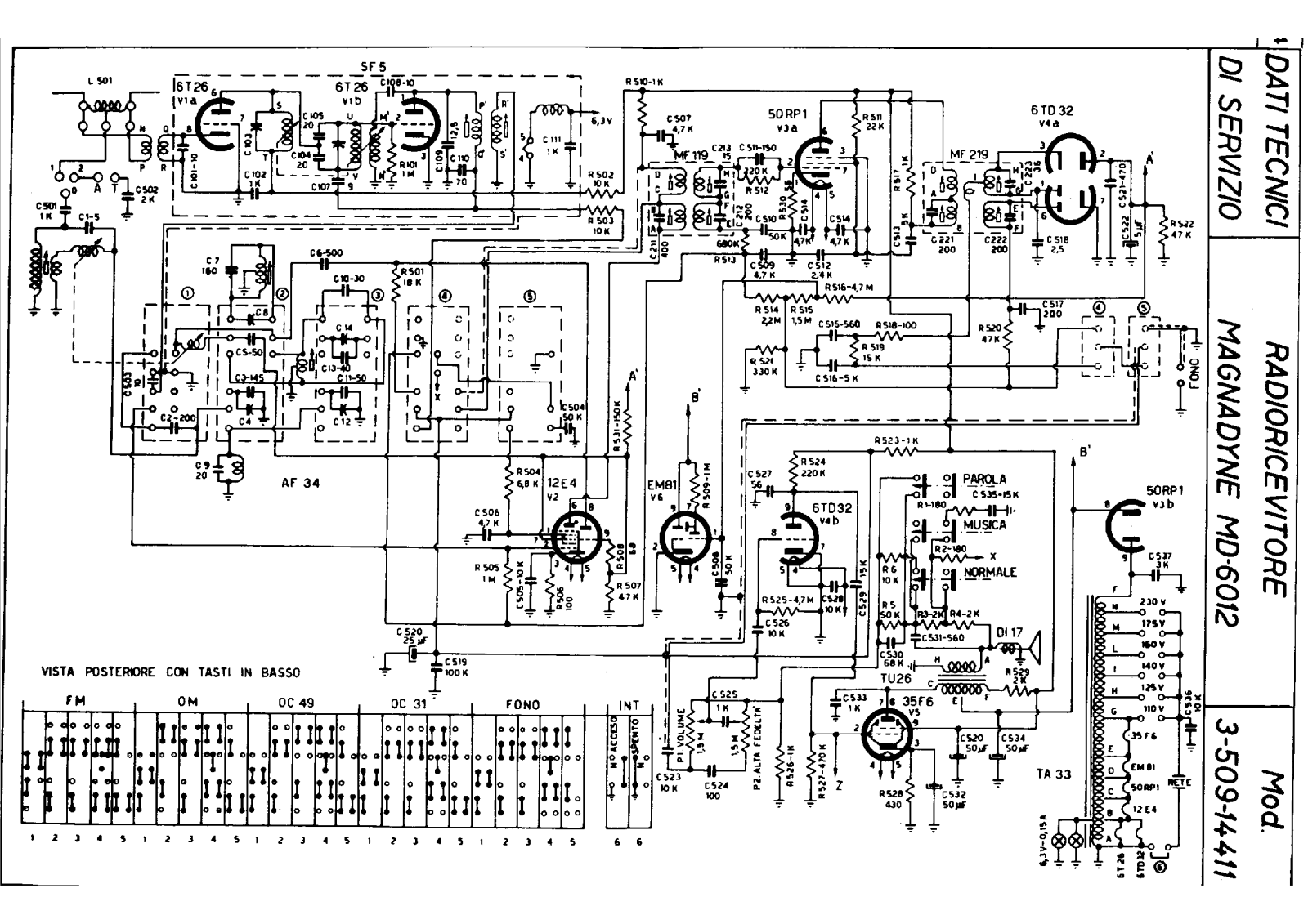 Magnadyne md6012 schematic