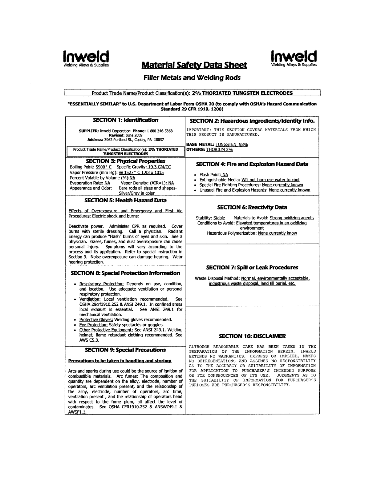 Component Hardware MK-1600-E User Manual