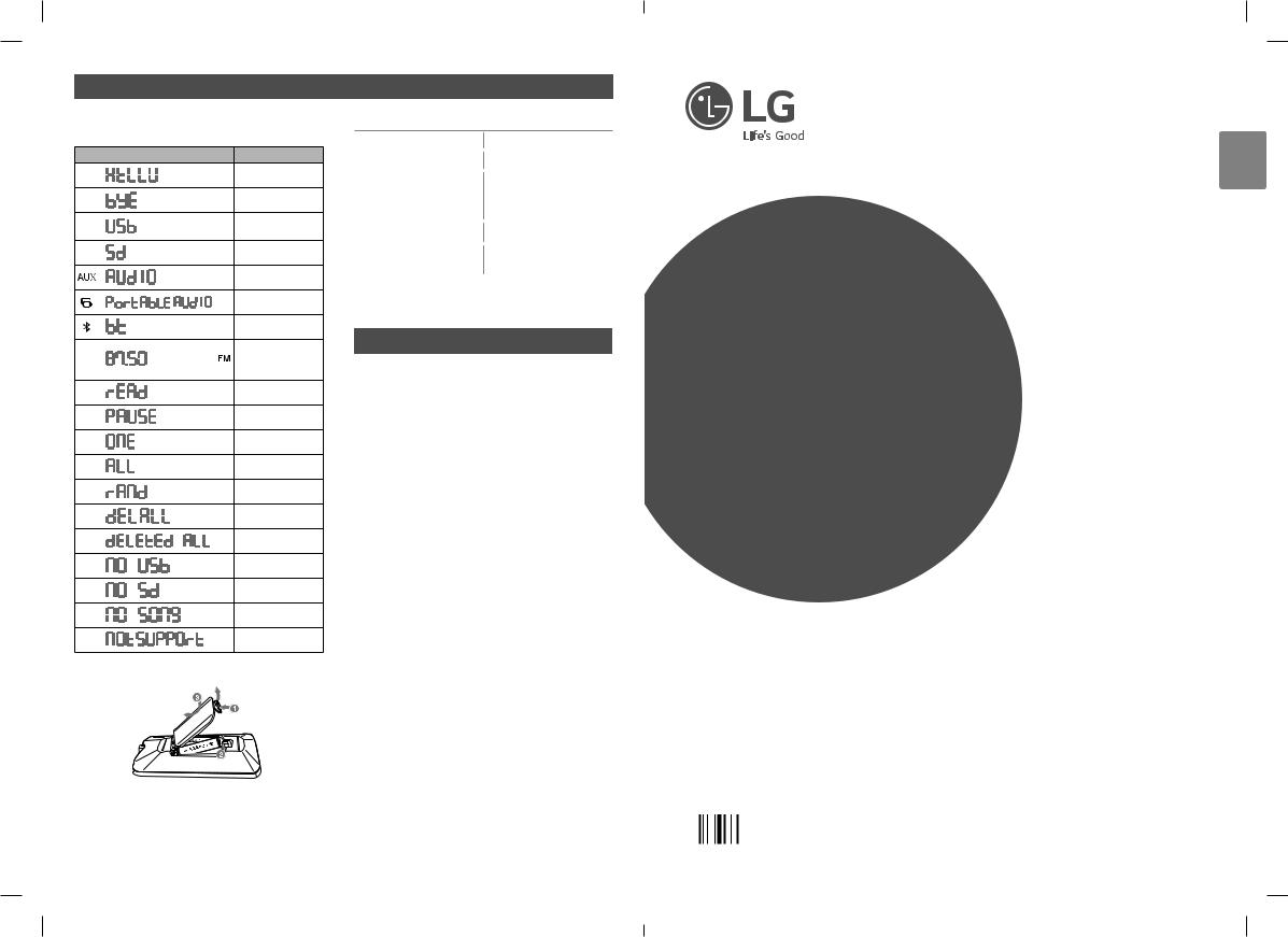 LG LK72B User Guide