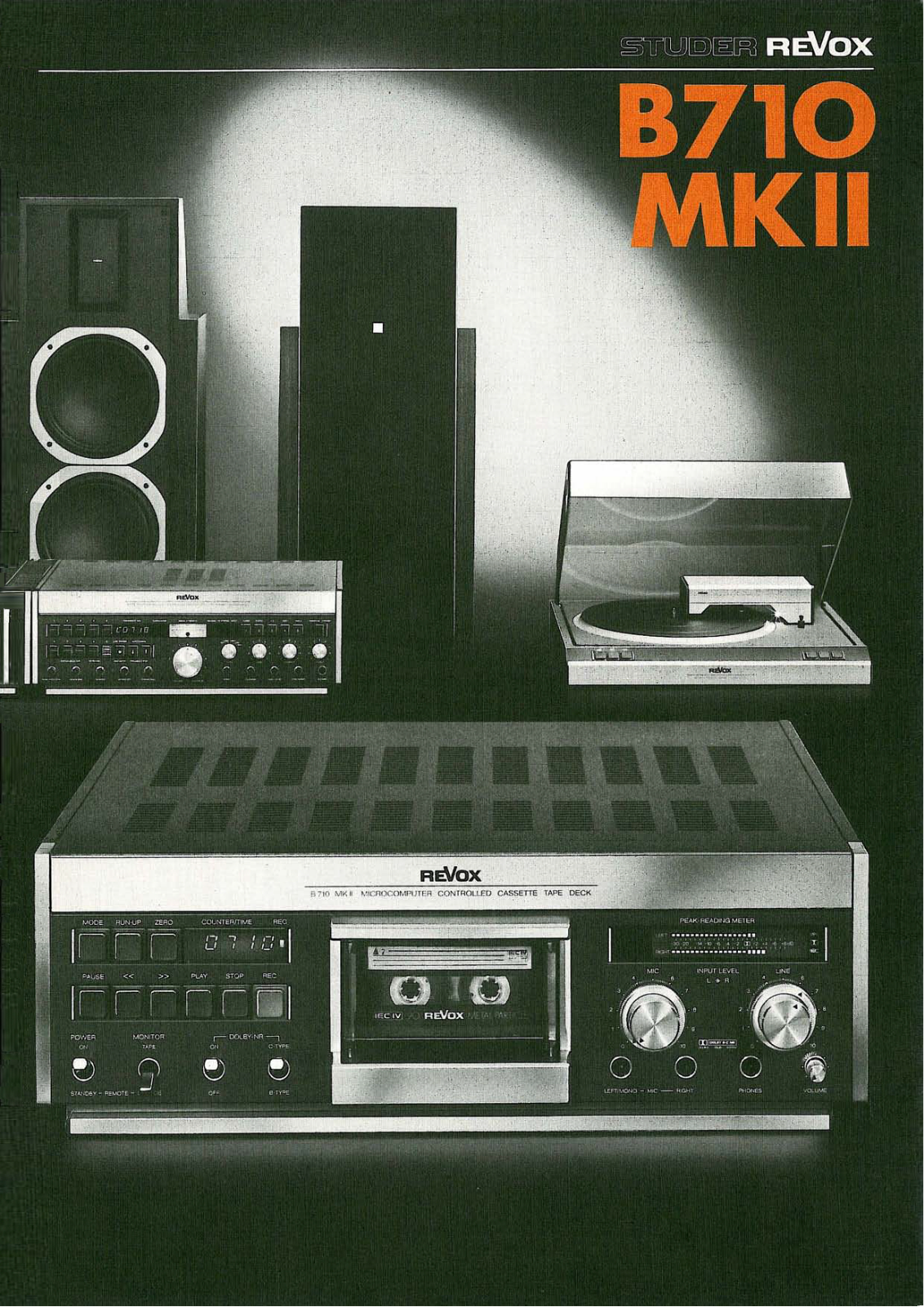 Revox B-710 Mk2 Owners manual