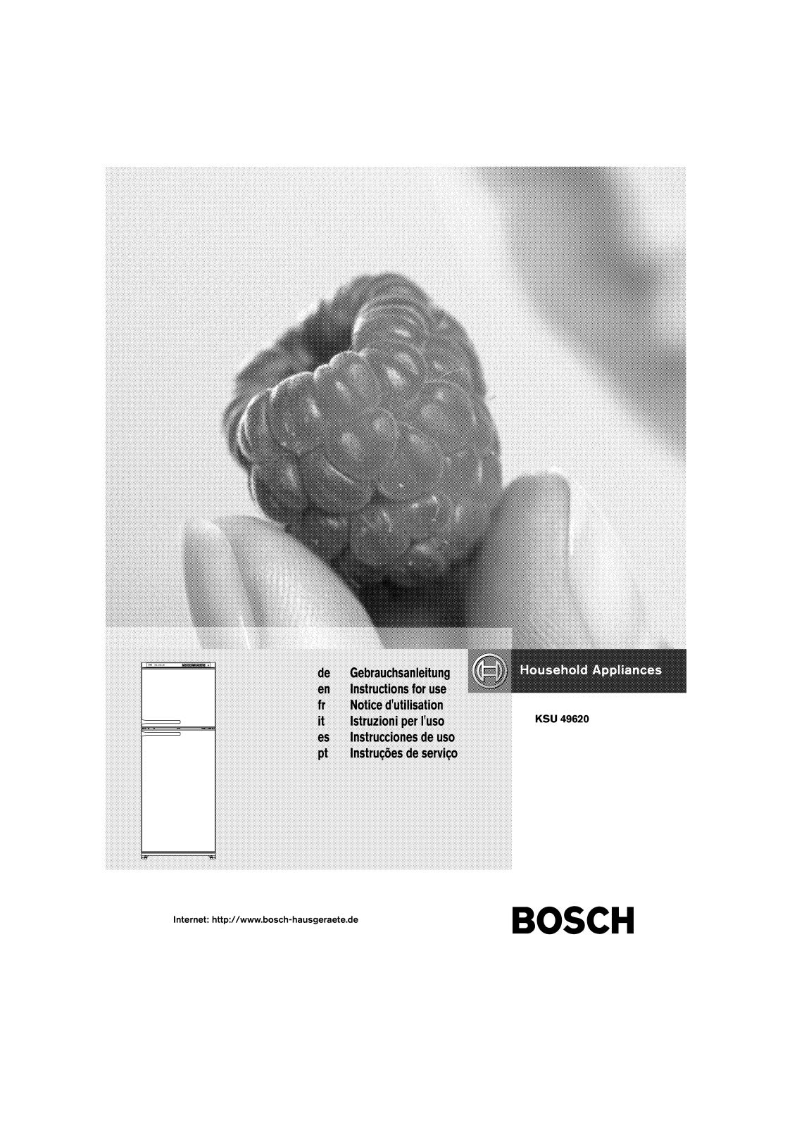 BOSCH KSU49620 User Manual