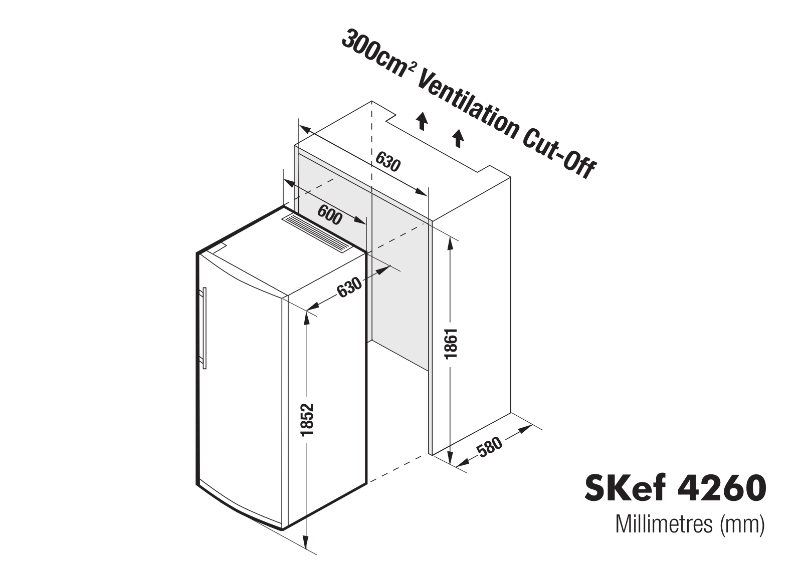 Liebherr SKEF4260LH Product Sheet