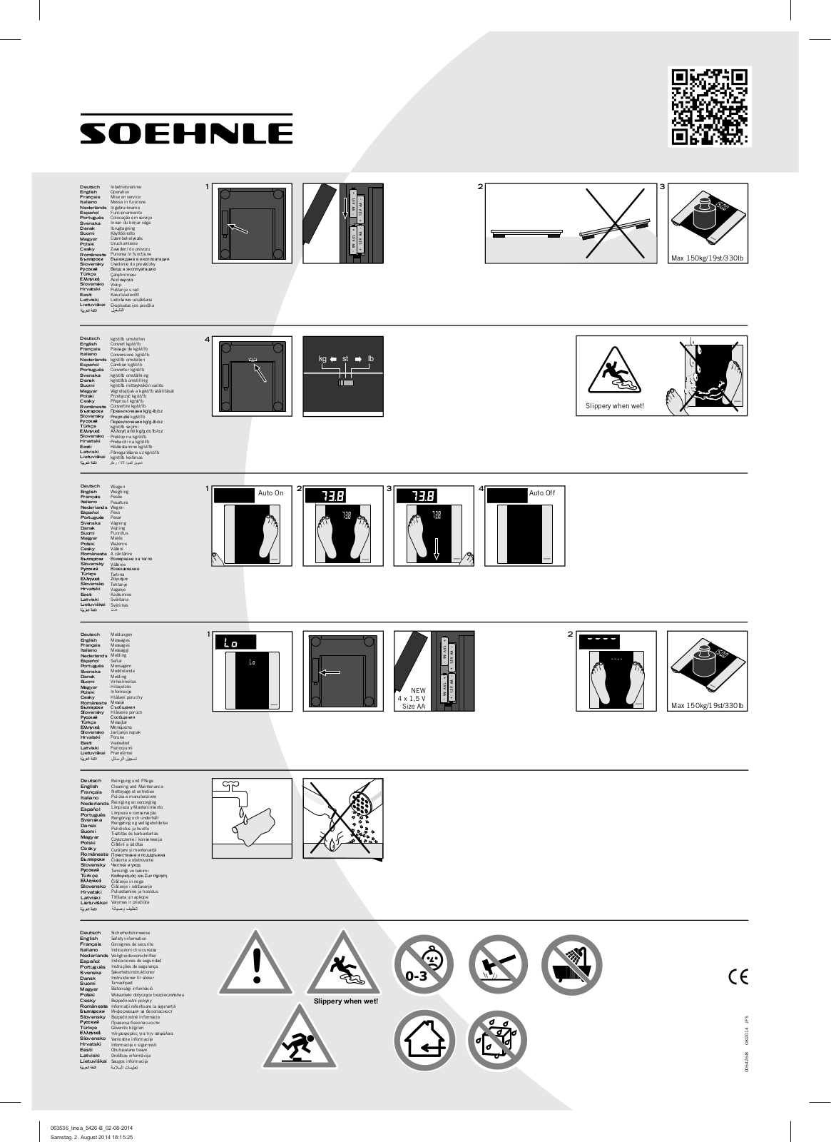 Soehnle Linea User Manual