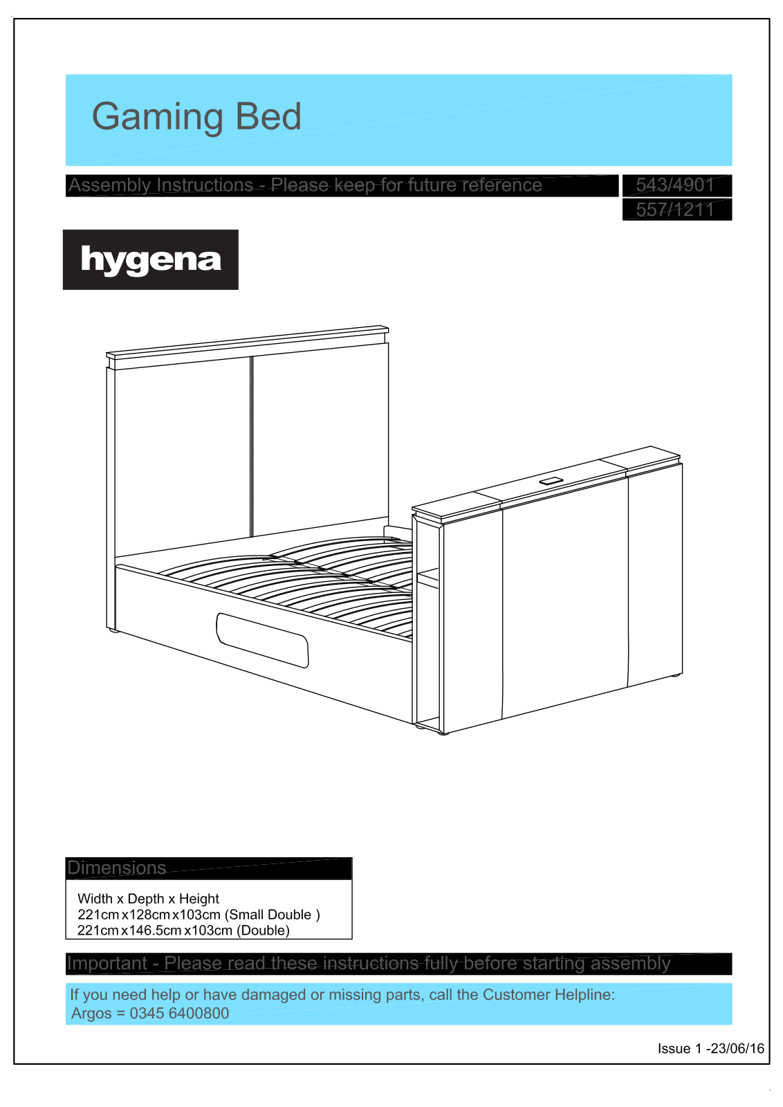 Hygena 5434901, 5571211 Instruction manual