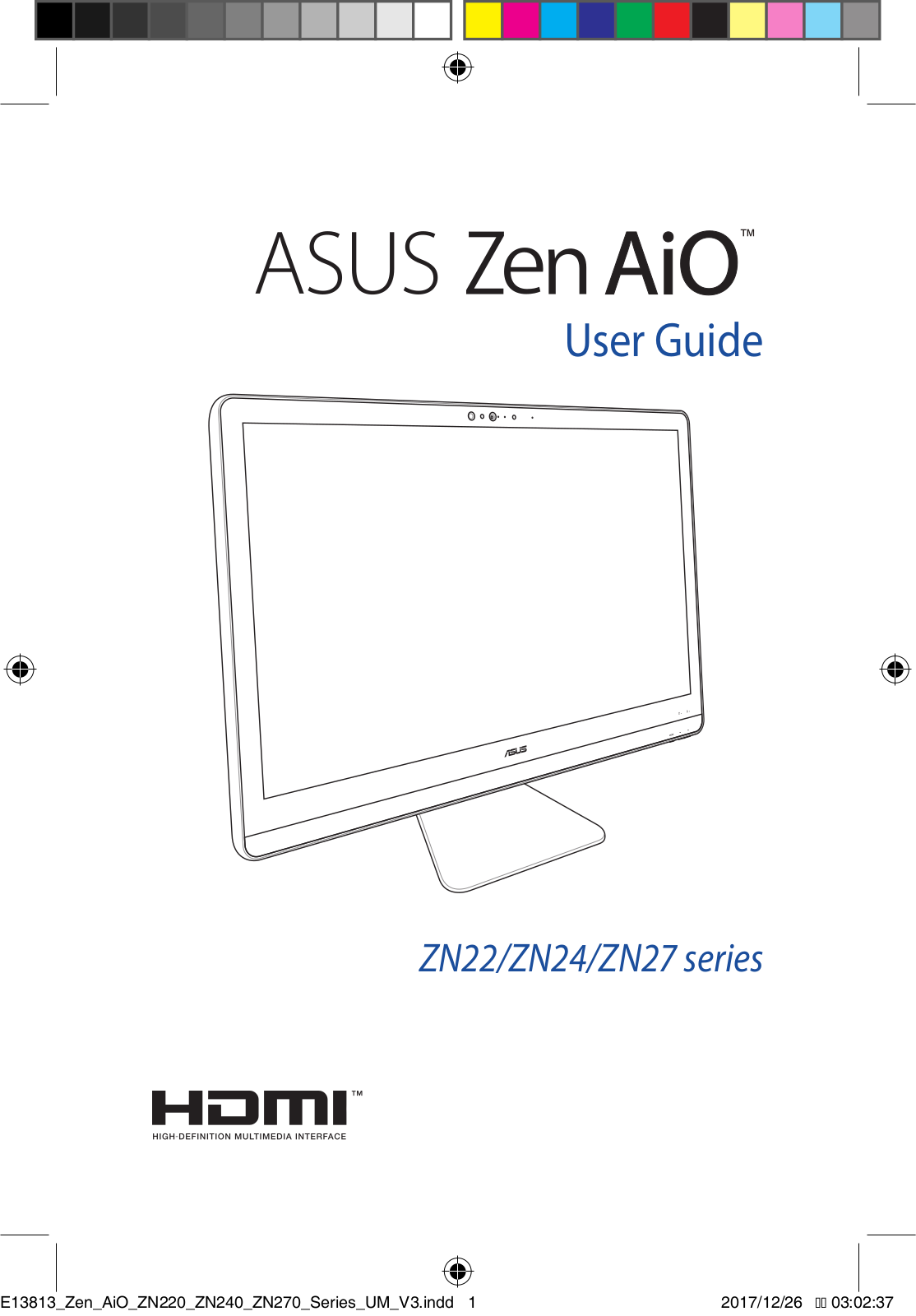 Asus Zen AiO ZN22, Zen AiO ZN27, Zen AiO ZN24 User Manual