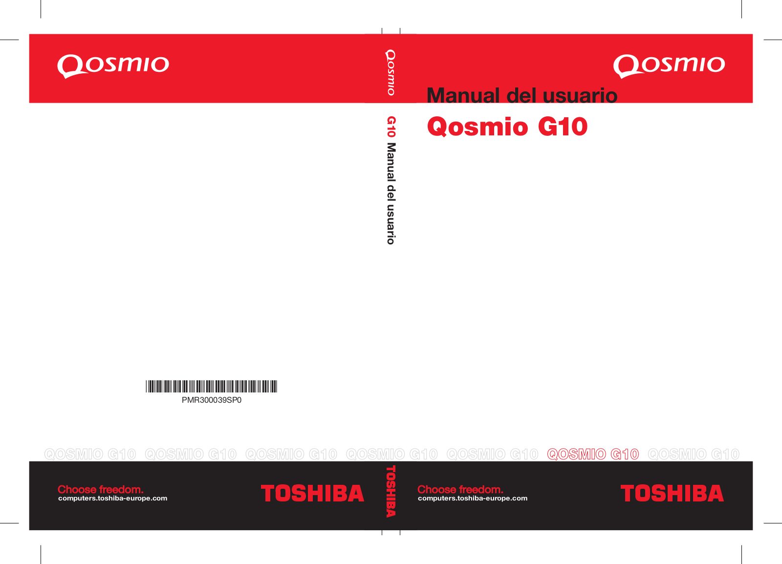 Toshiba QOSMIO G10 User Manual