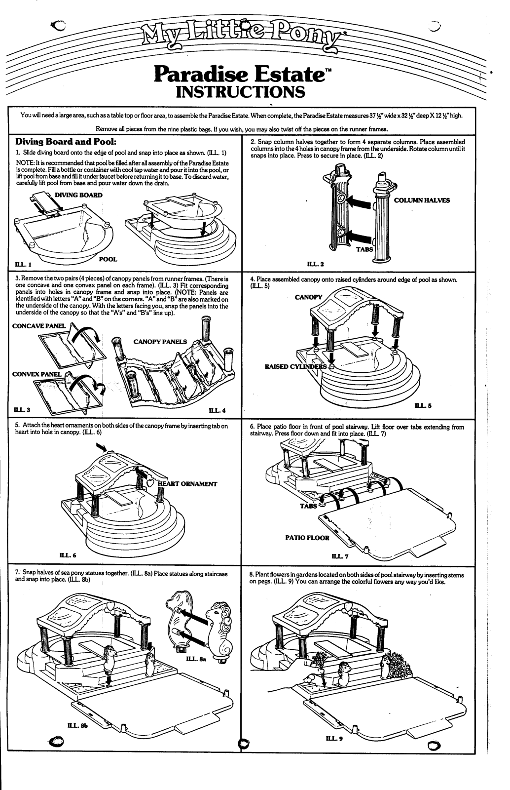 HASBRO My Little Pony Paradise Estate User Manual