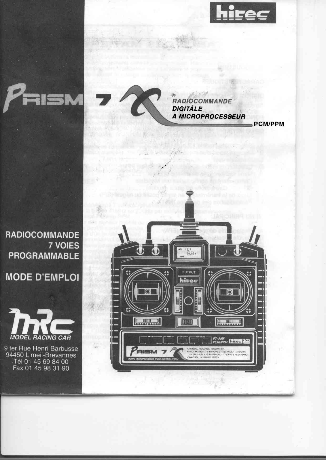 Hitec PRISM 7 User Manual - ManualMachine.com