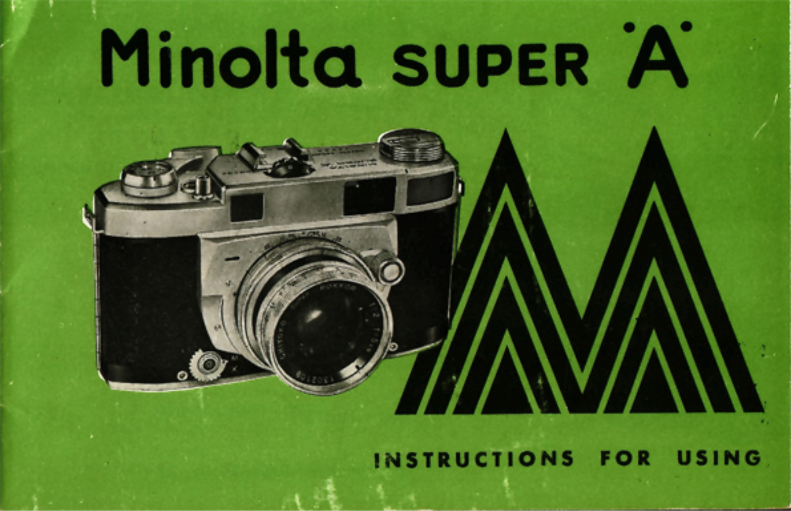 MINOLTA Super A Owner's Manual