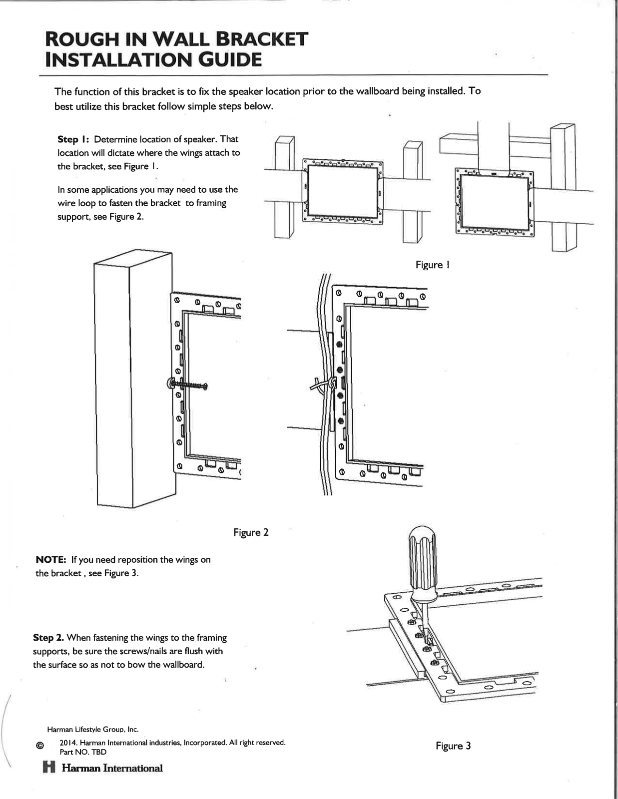 JBL WB6 Installation Guide