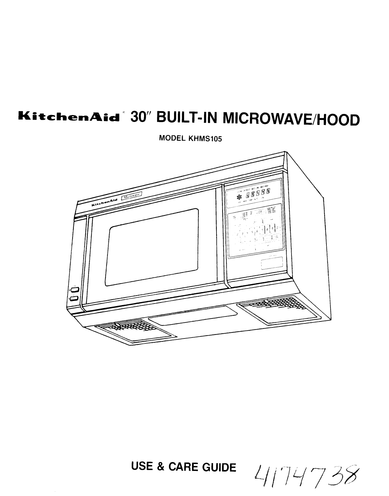 KitchenAid KHMS105 Owner's Manual