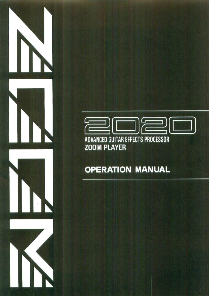 Zoom 2020 Operation Manual