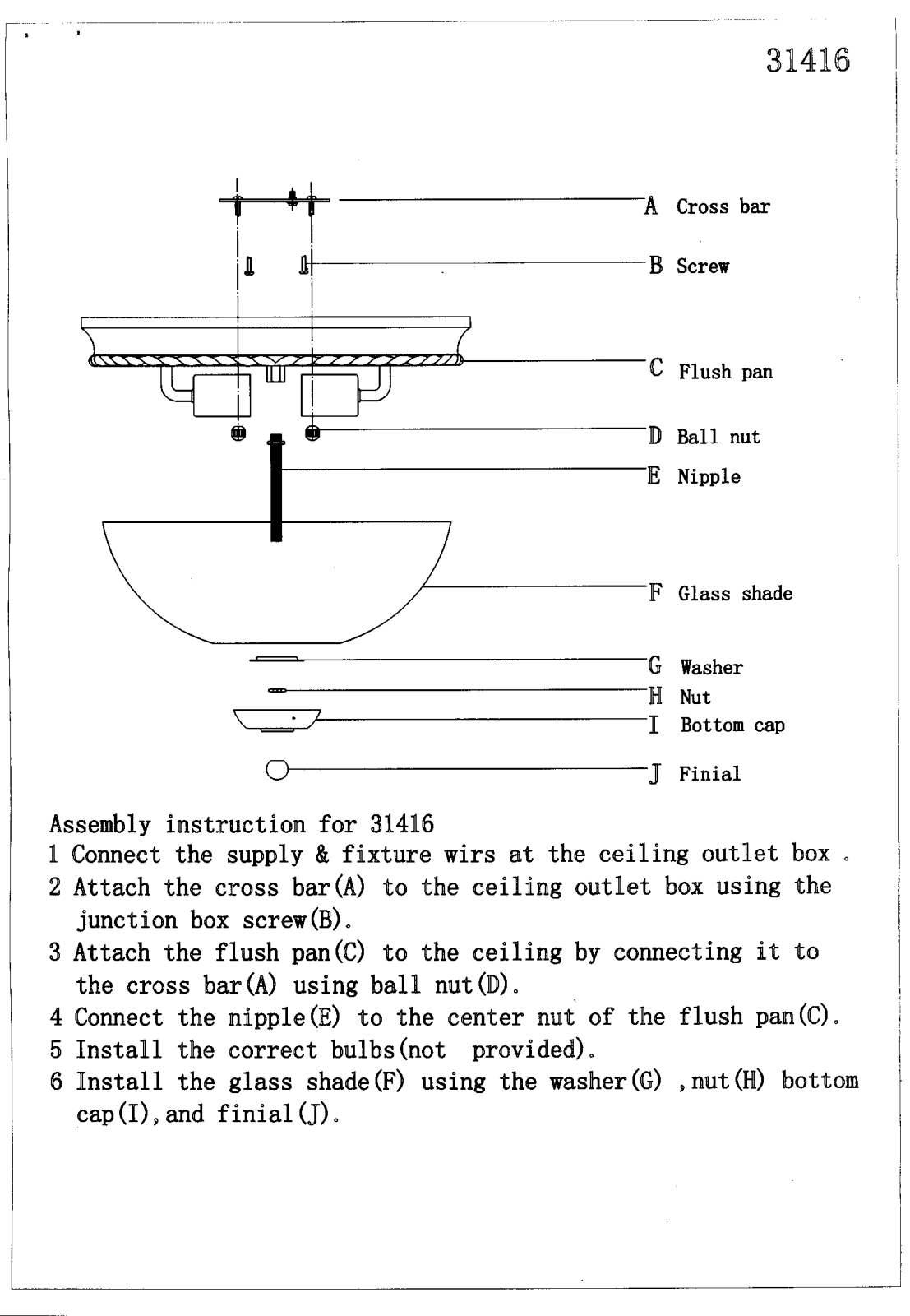 Triarch 31416 User Manual