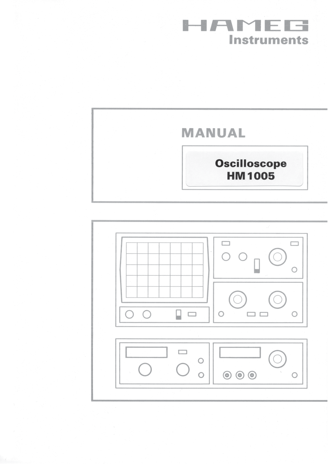 HAMEG HM1005 User Guide