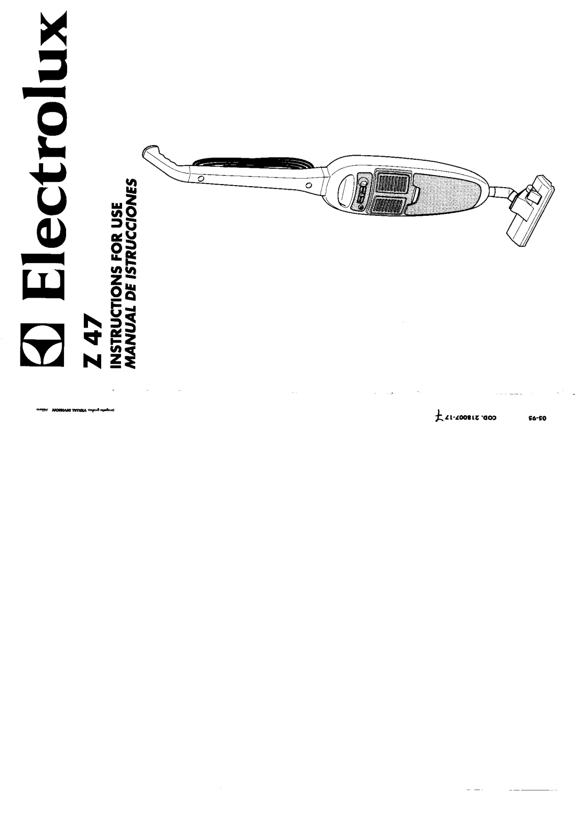 AEG Z47 User Manual