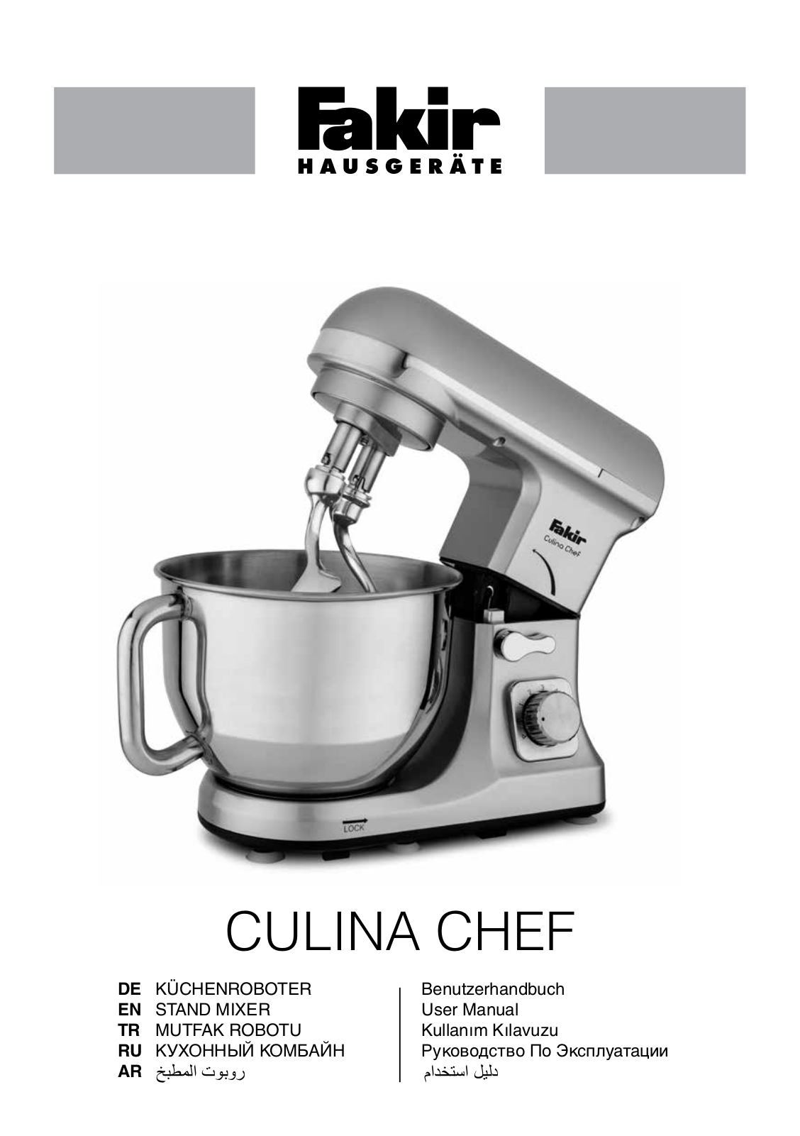 Fakir CULINA CHEF User Manual