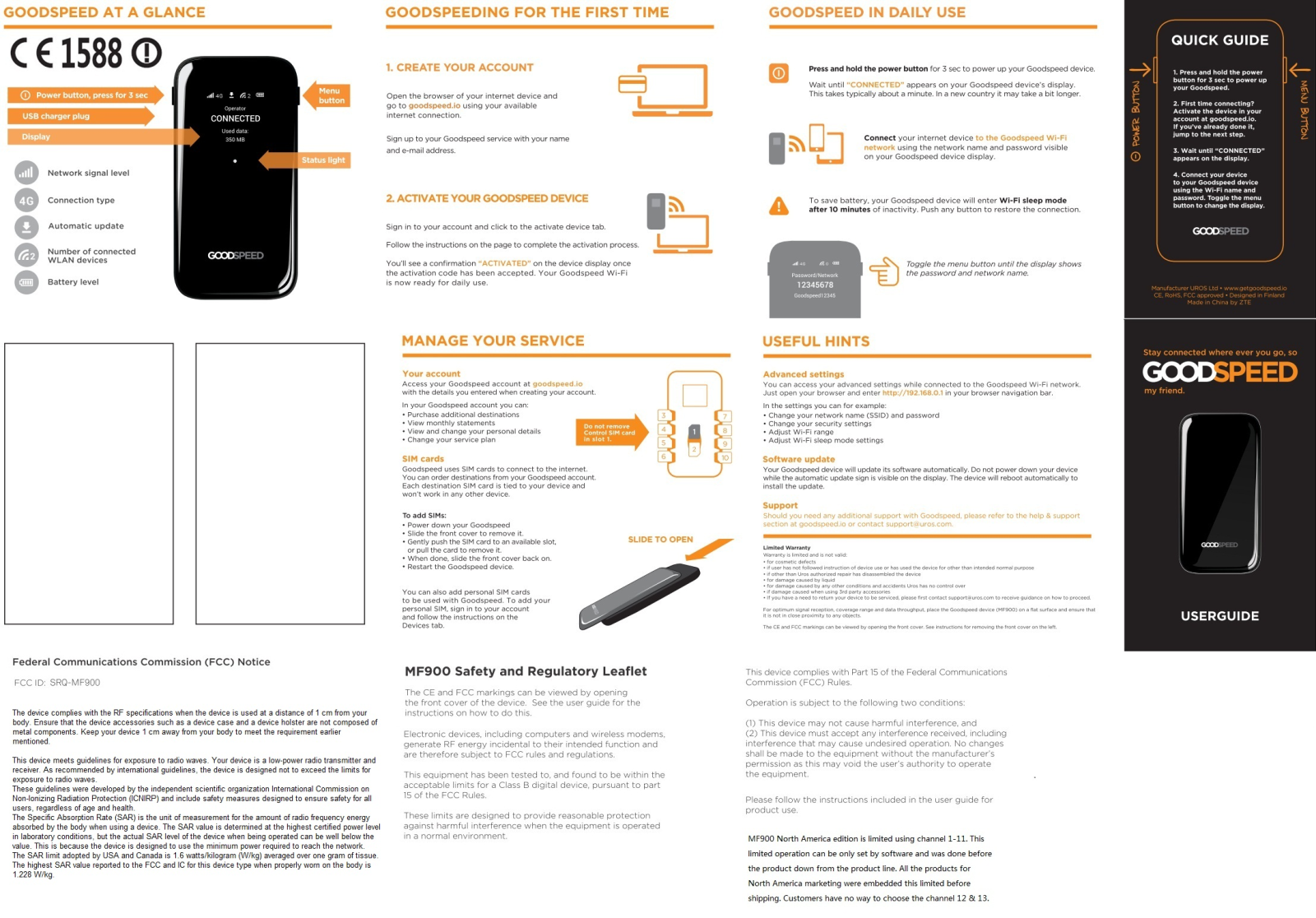 ZTE MF900 Quick Guide