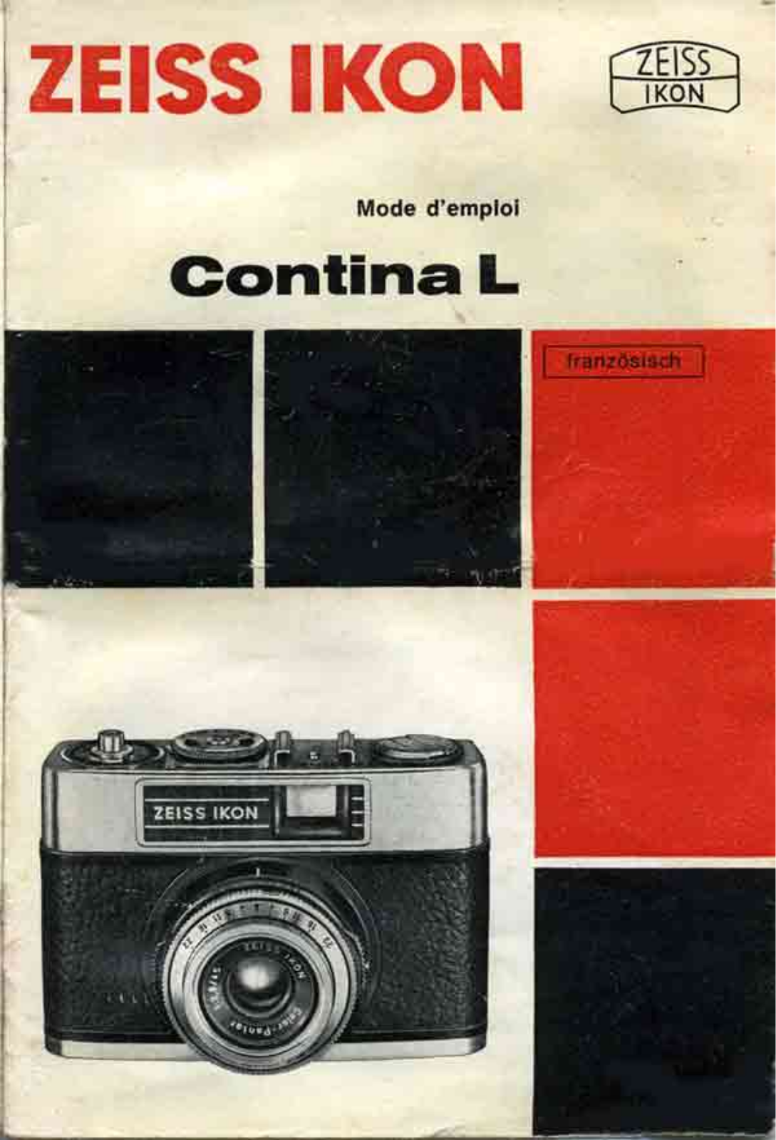 ZEISS IKON Contina L Instruction Manual