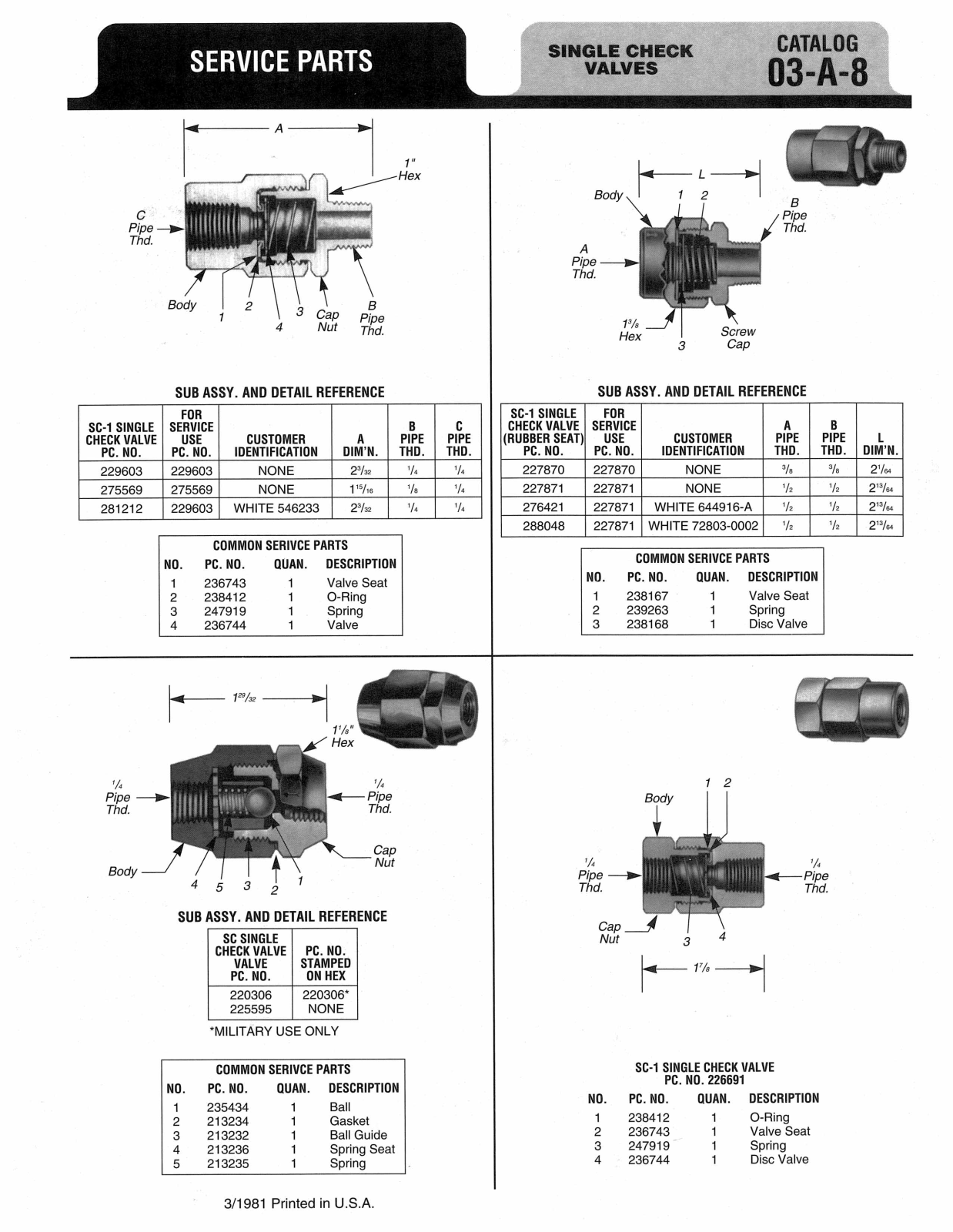 BENDIX 03-A-8 User Manual