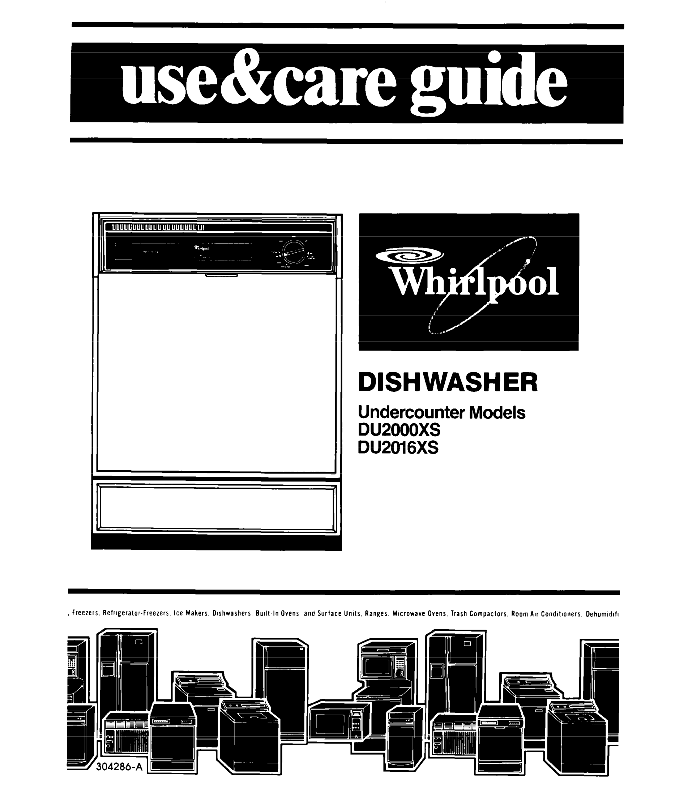 Whirlpool DU2016XS, DU2000XS User Manual - ManualMachine.com