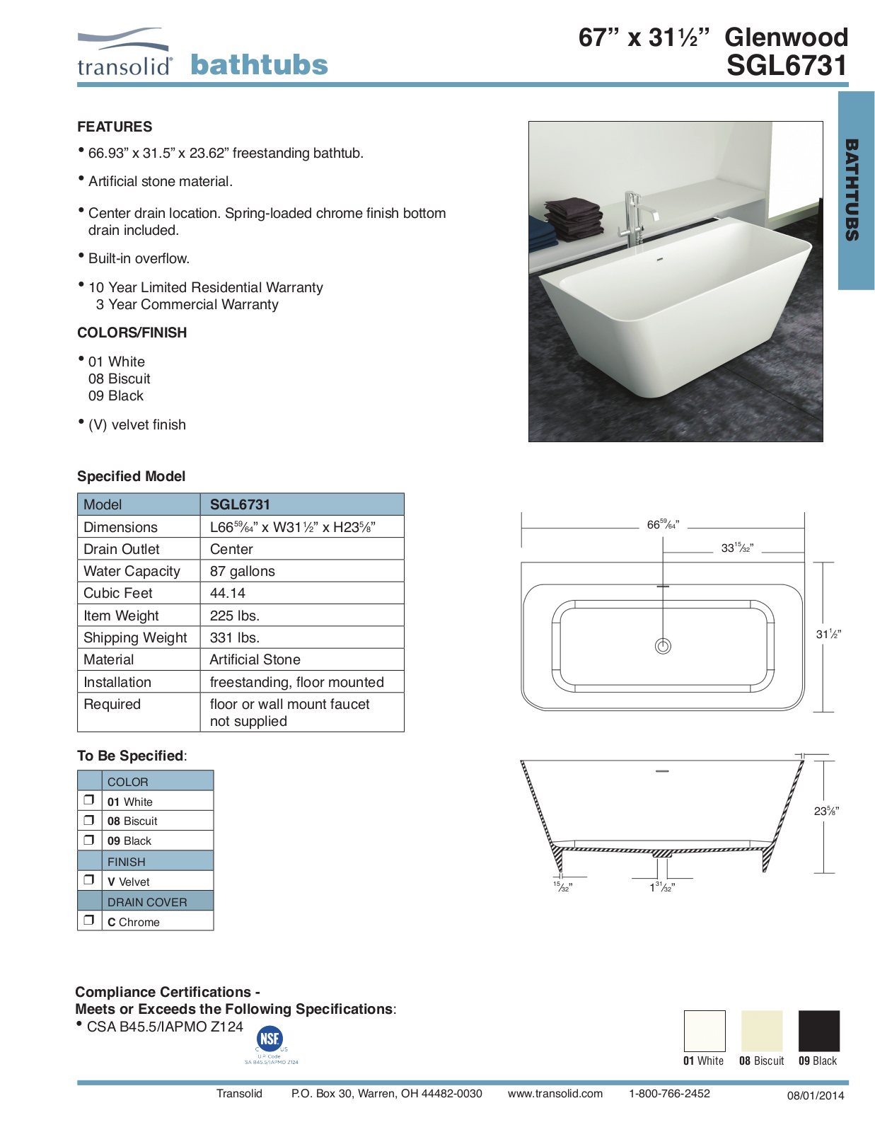 Transolid TRMB1109 Specifications - ManualMachine.com