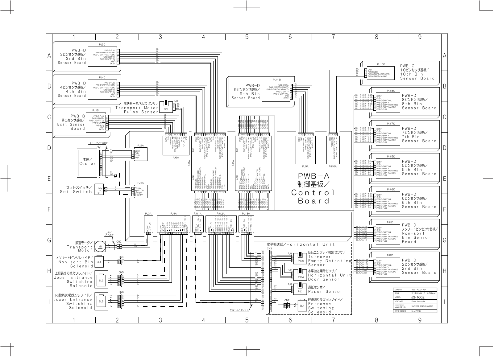 KONICA MINOLTA JS1002 Diagram