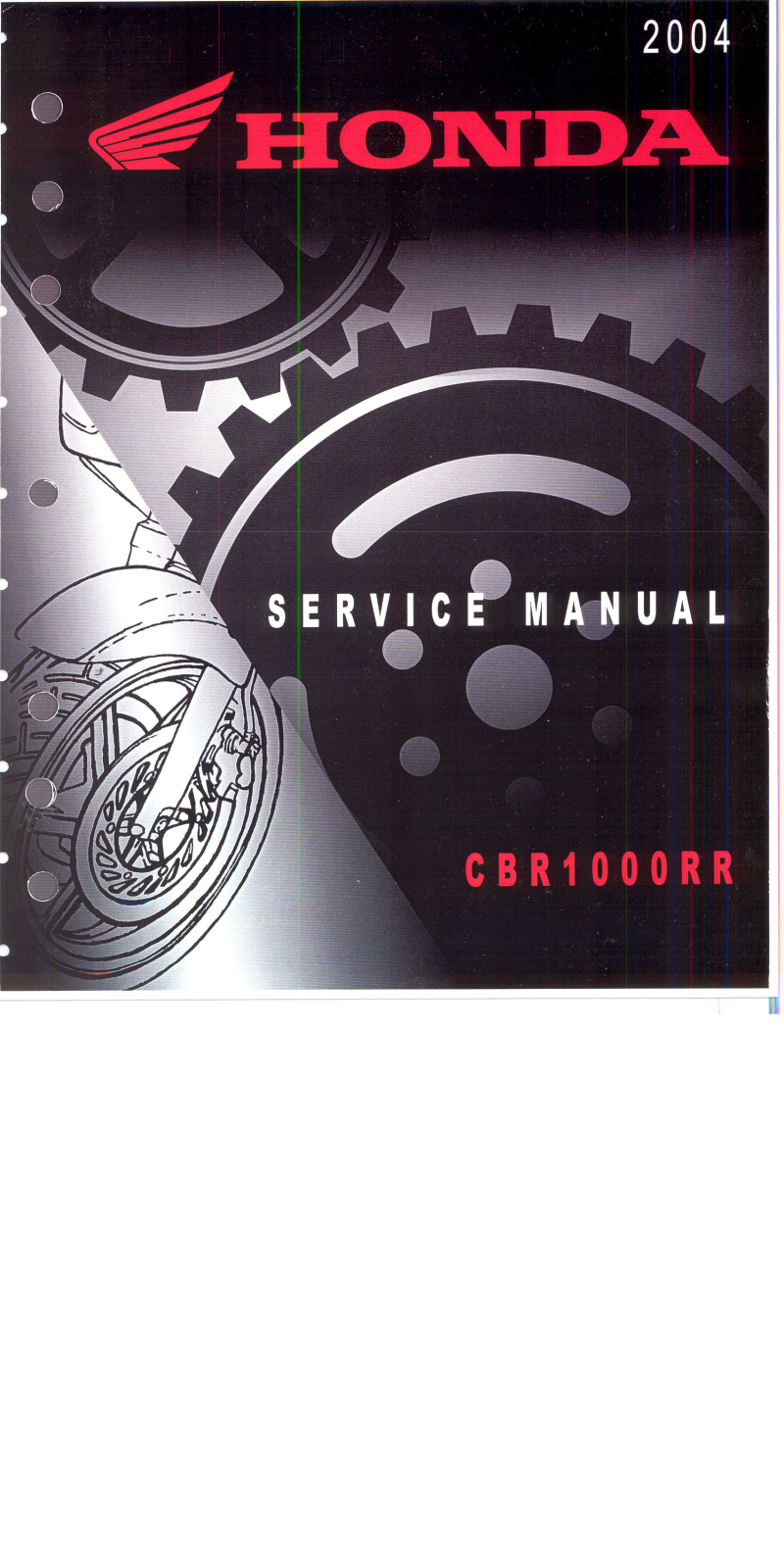 Honda CBR1000RR Service manual with hyperlinks