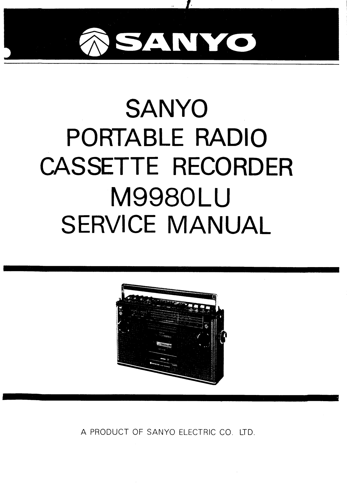 Sanyo M9980LU Schematic