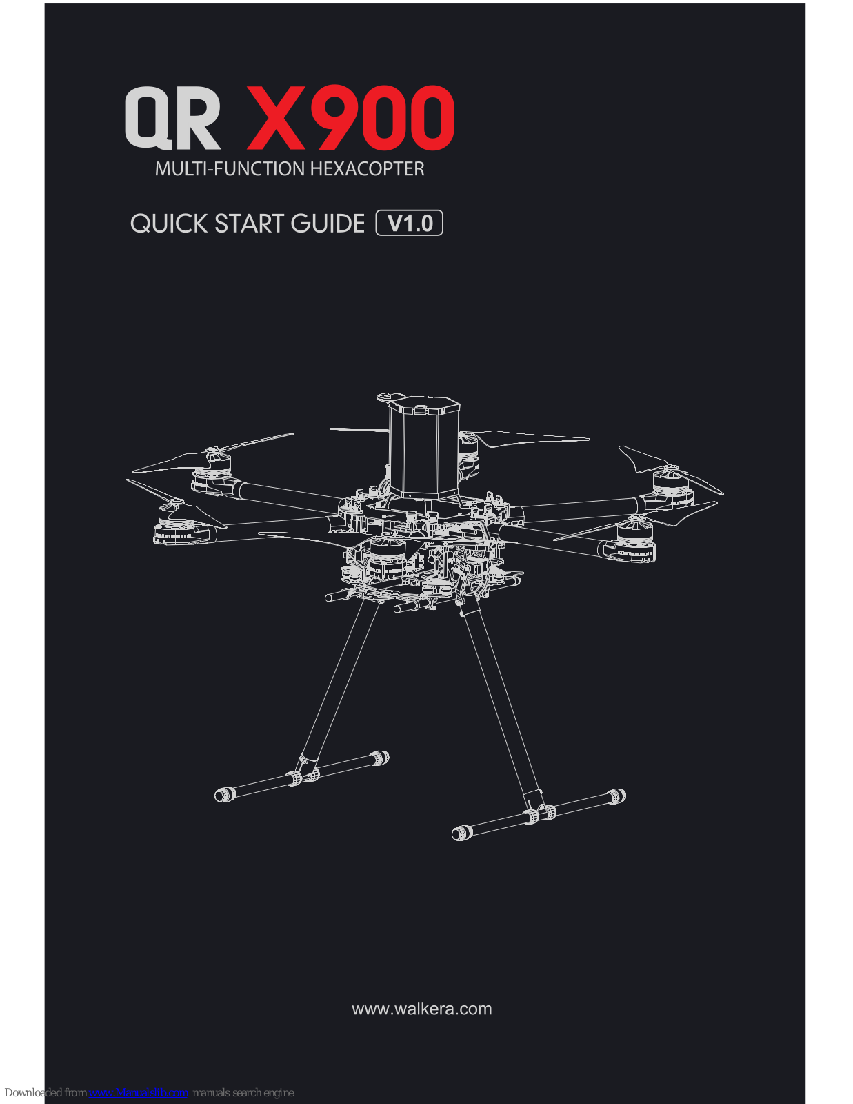 Walkera QR X900 Quick Start Manual