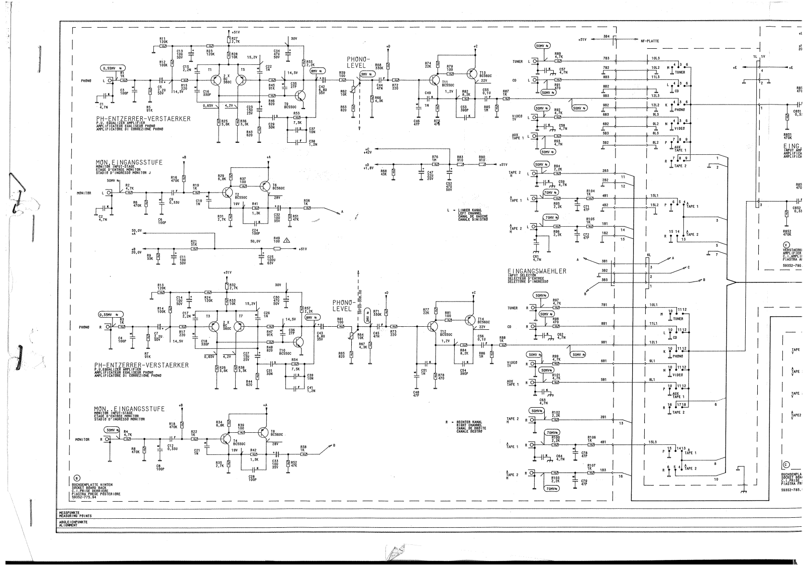 Grundig A-903 Schematics