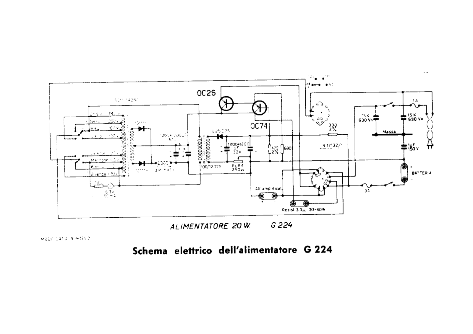 Geloso g224 schematic