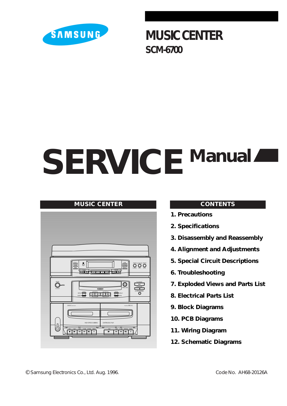 Samsung SCM-6700 Service Manual