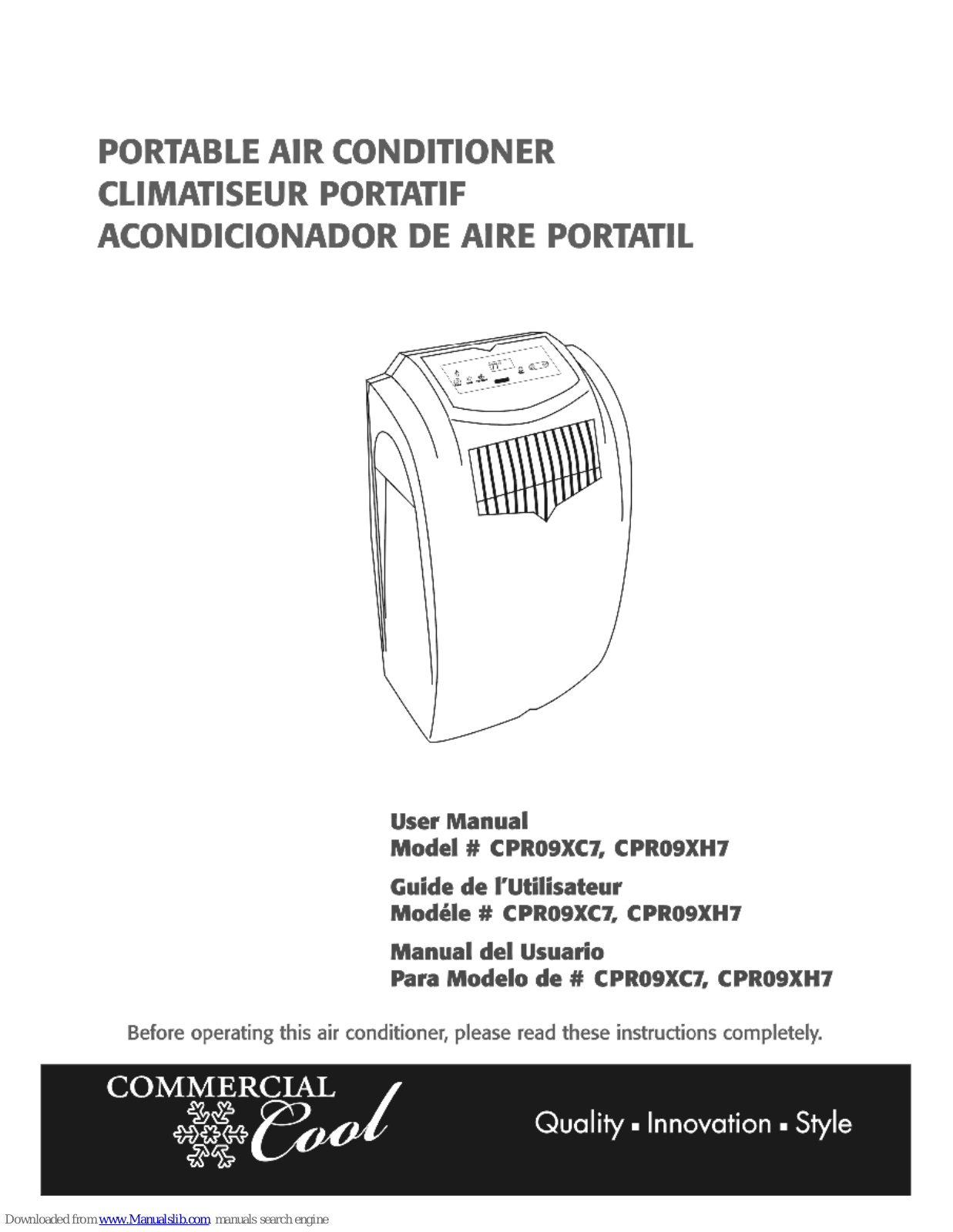 Haier CPR09XC7, CPR09XH7, CPRB09XC7 User Manual