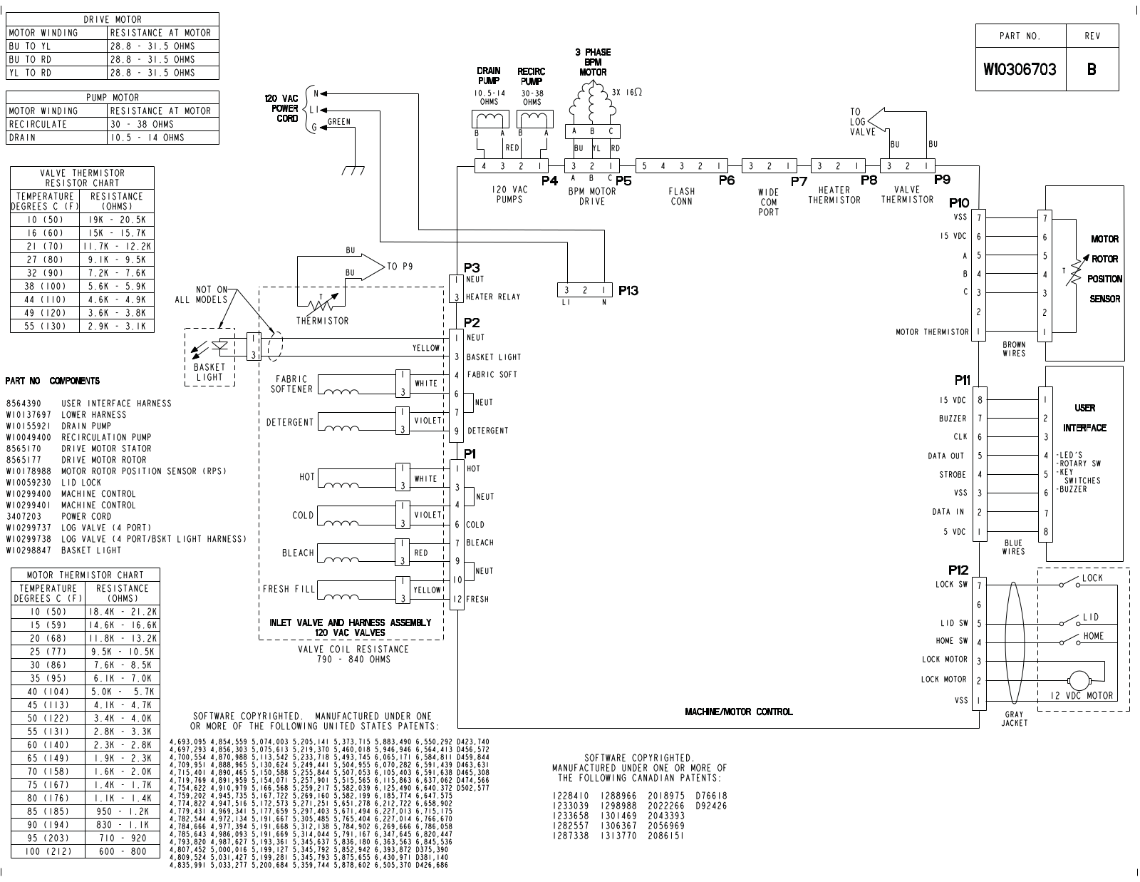 Whirlpool 7MWTW7800XW0 Parts Diagram