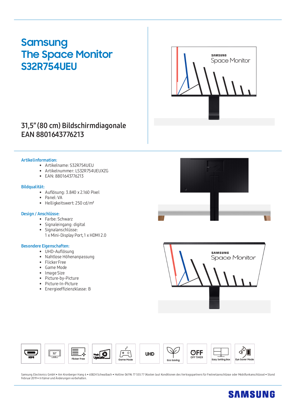 Samsung S32R750U, S32R754U User Manual