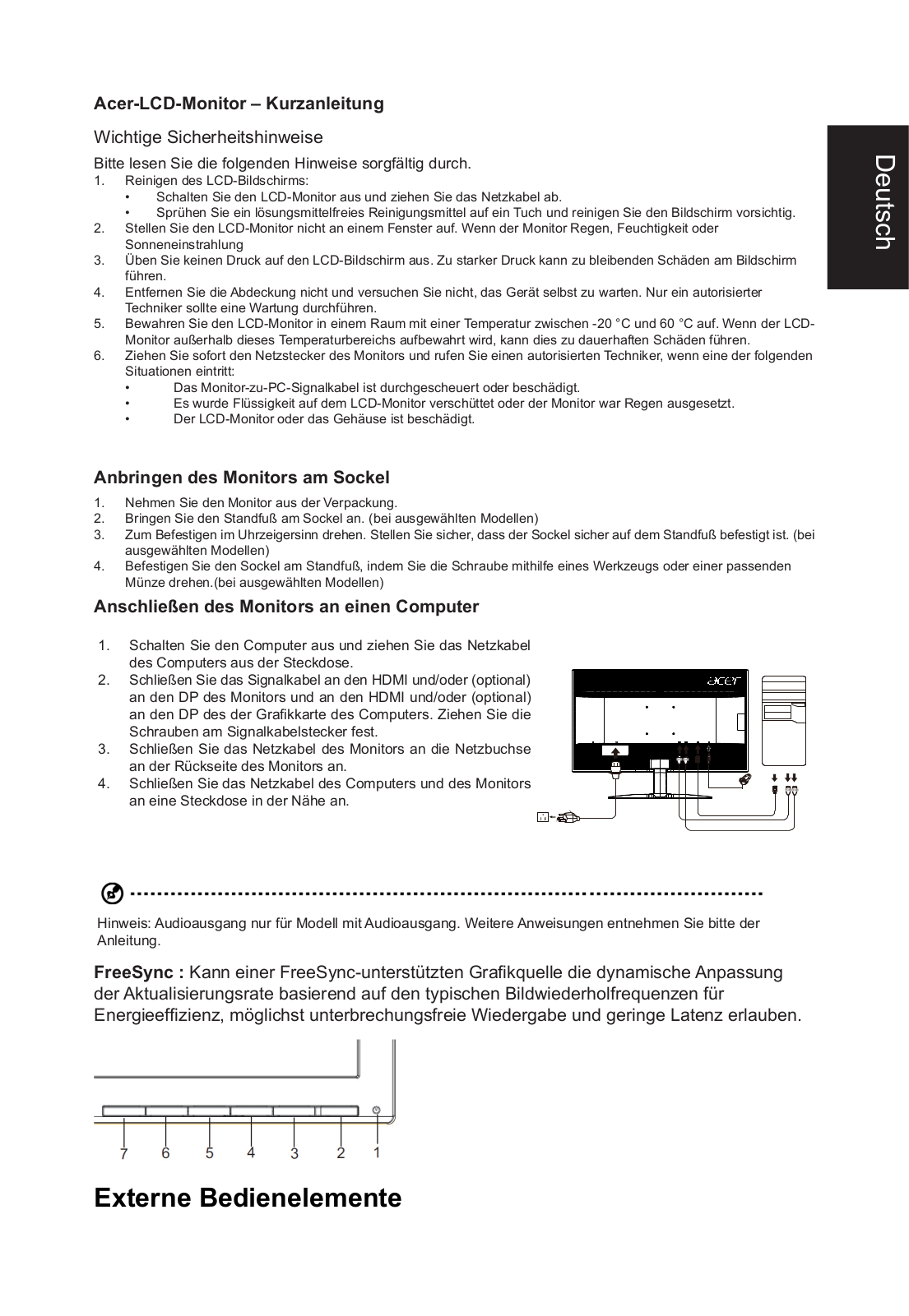 Acer KG281KAbmiipx User manual