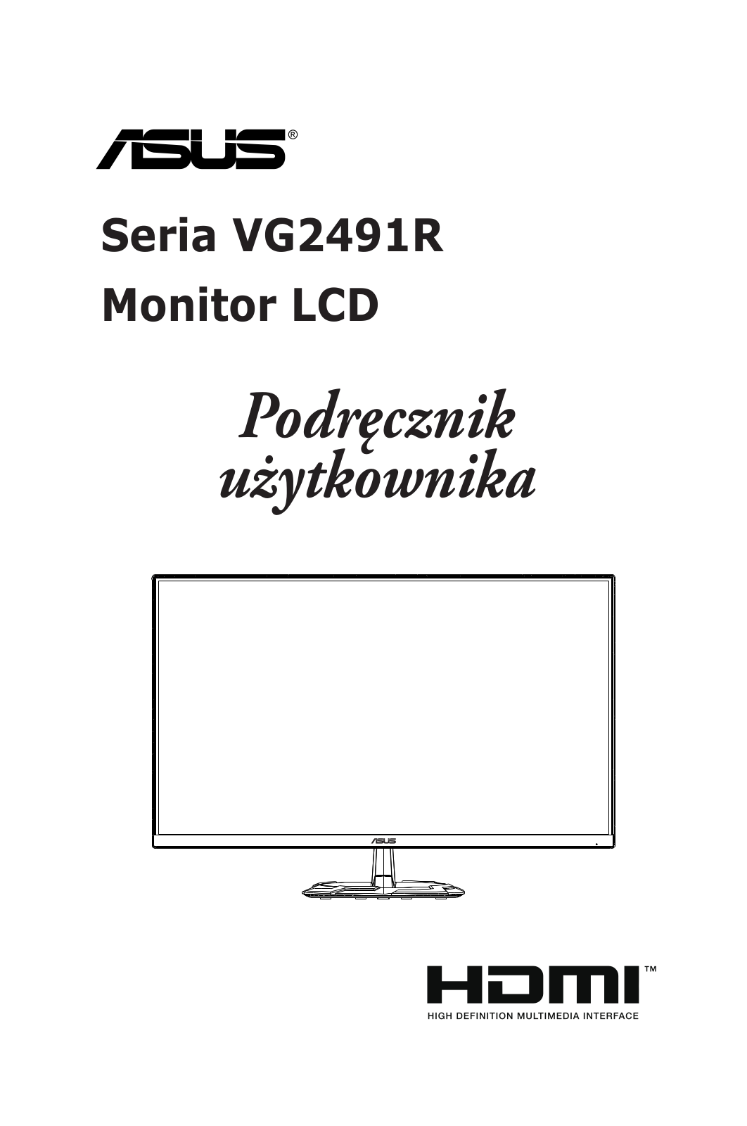 ASUS VG249Q1R Service Manual