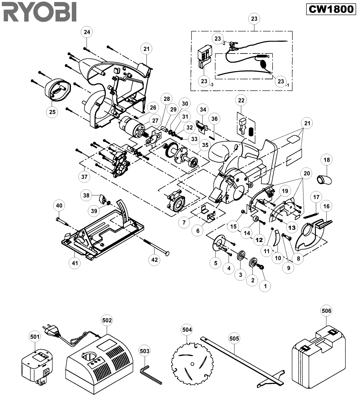 Ryobi CW1800 User Manual