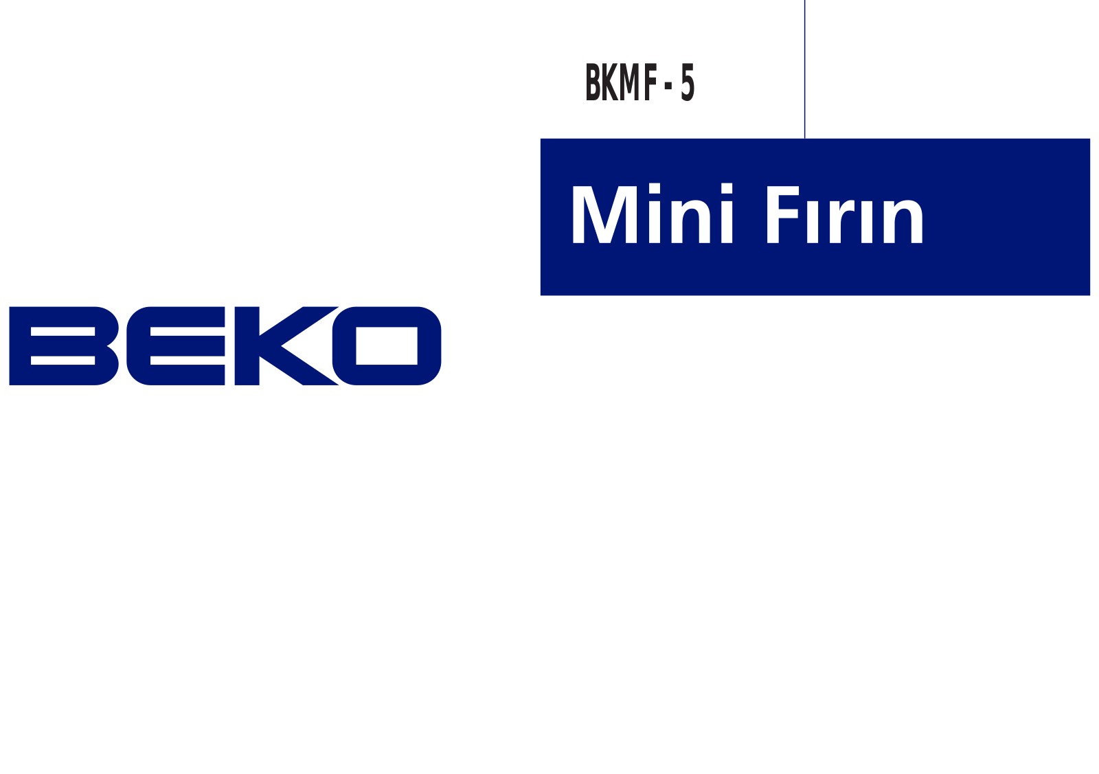 Beko BKMF 5 User Manual