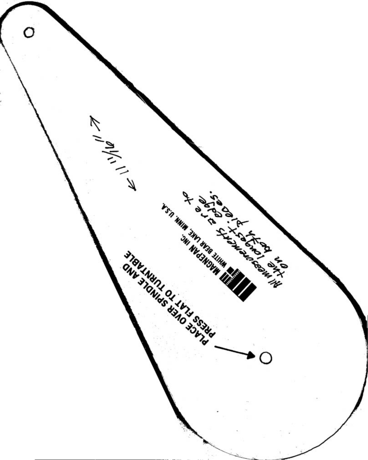 Magnepan Unitrac 1 Owners manual