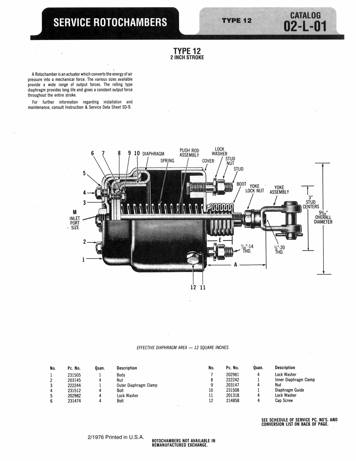 BENDIX 02-L-01 User Manual