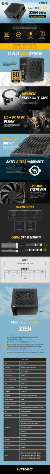 Antec NE500G User Manual