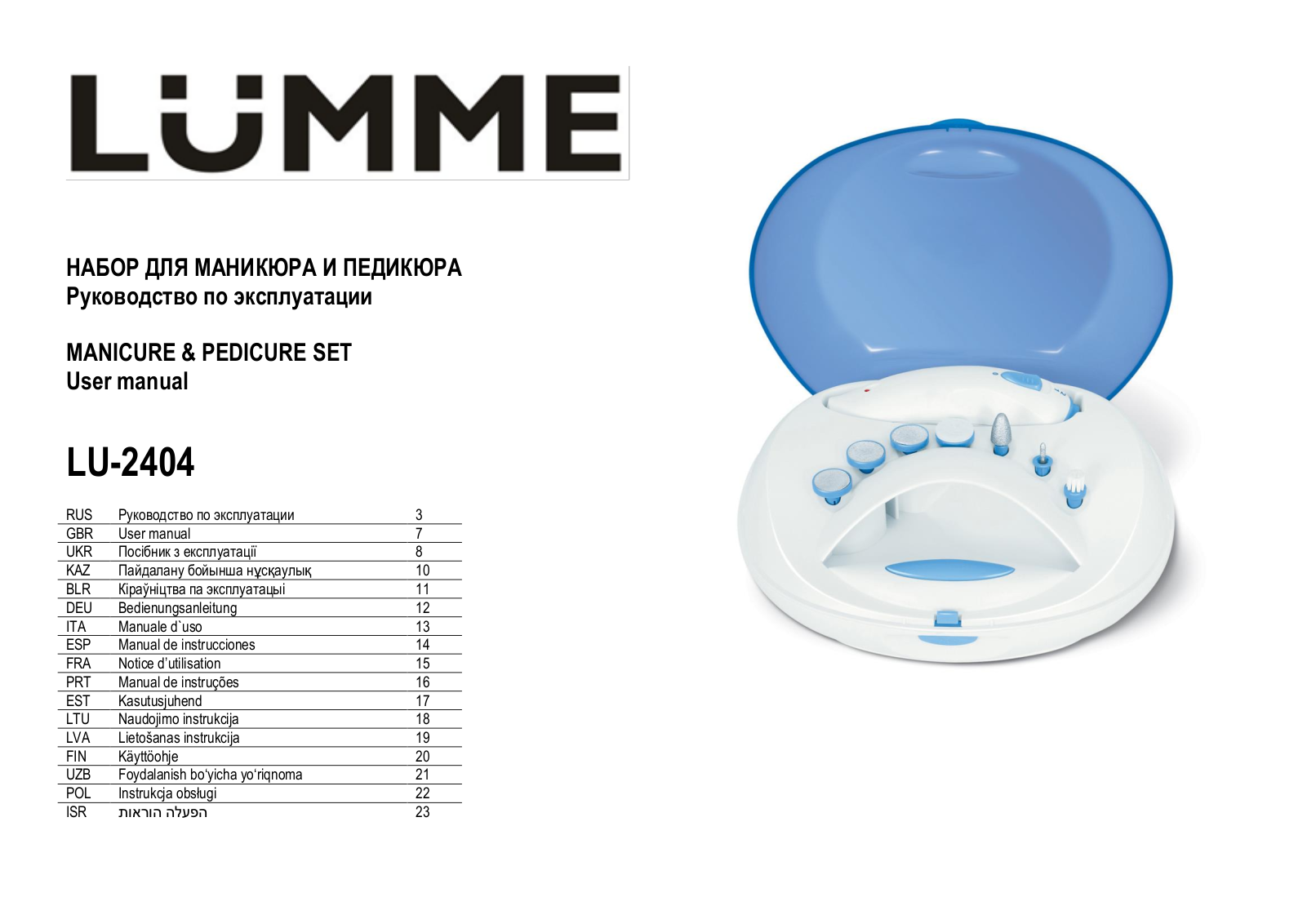 Lumme LU-2404 User Manual