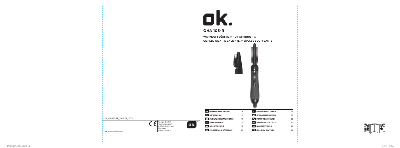 OK. OHA 105-R User guide - ManualMachine.com