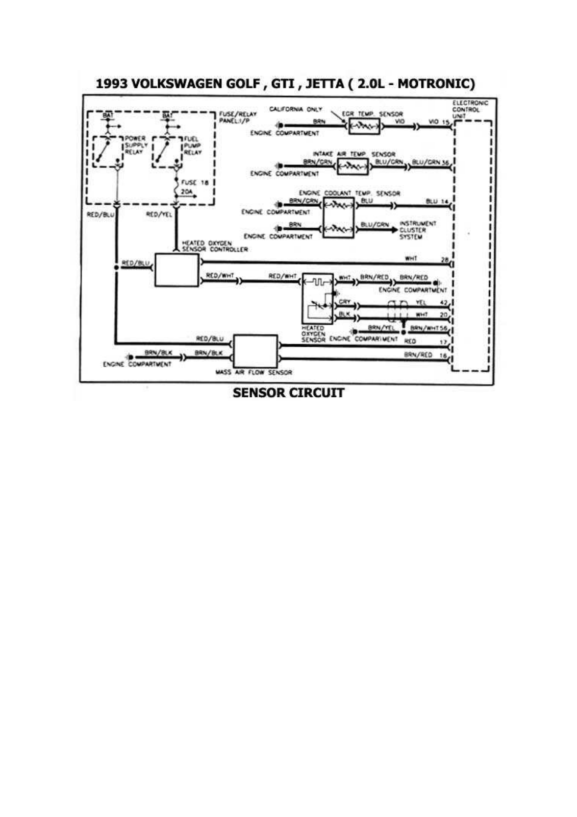 Volkswagen Golf 27-36 esqvw23D Diagram