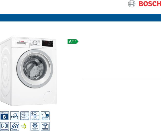 Bosch WAT28641 User Manual